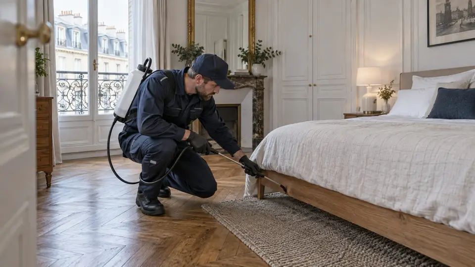 Technicien en traitement des punaises de lit à Paris et en Île-de-France